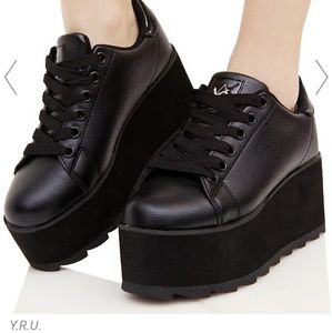 Y.R.U lala platform sneakers.